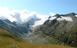 Ötztalské údolí s kartou - ilustrační fotografie