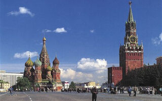 Moskva letecky a poklady ruských carů - ilustrační fotografie