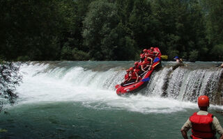 Rafting a ferrata v Dolomitech - ilustrační fotografie