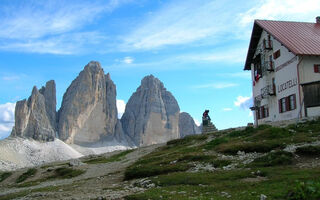 Turistika v italských Dolomitech - ilustrační fotografie