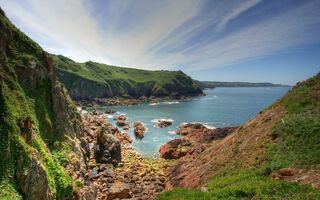 Velká Británie - Normanské Ostrovy Jersey A Guernsey - ilustrační fotografie