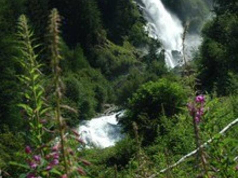 Ötztalské údolí s kartou