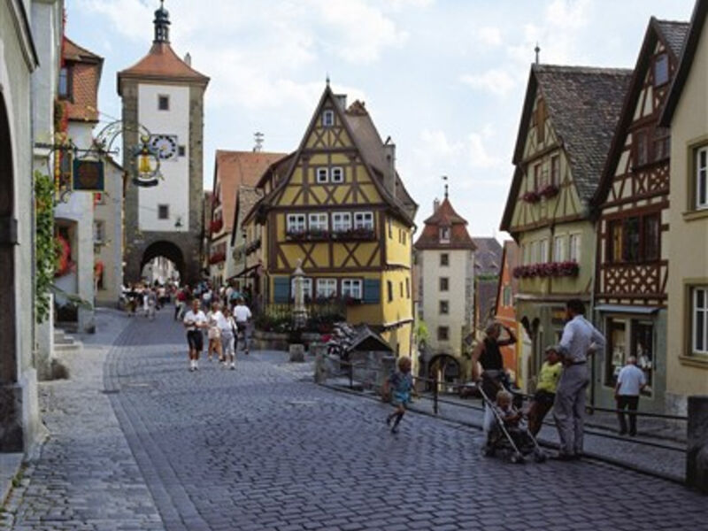 Advent v Bavorsku - Norimberk, Rothenburg s koupáním