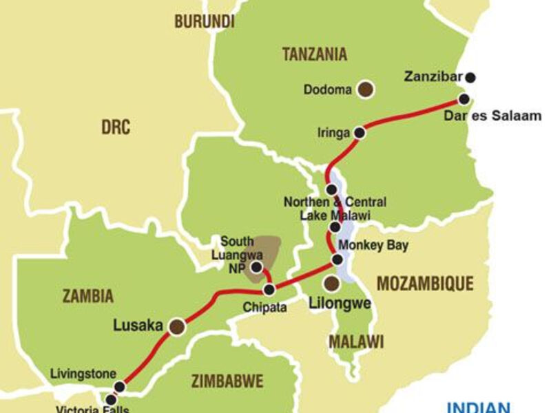Adventure Safari V Zambii, Malawi A Tanzanii – 15 Dní