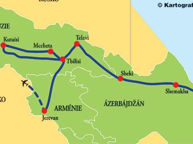 Arménie – Gruzie – Ázerbájdžán