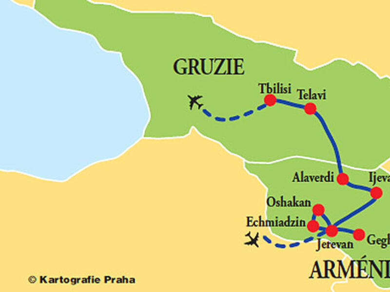 Arménie – Gruzie Wine & Brandy tour