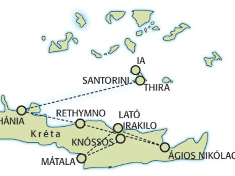 Bájný ostrov Kréta  a pobyt u moře