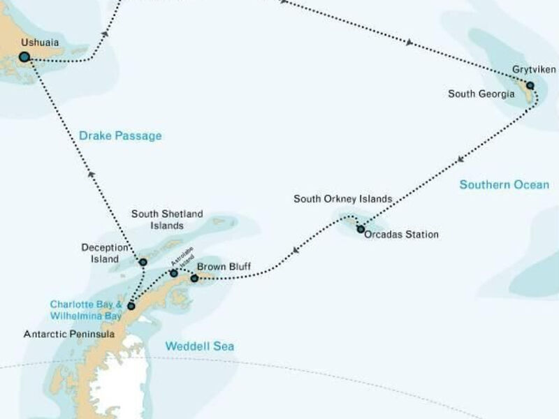 Falklandy, Jižní Georgia A Antarktický Poloostrov Na Lodi Plancius