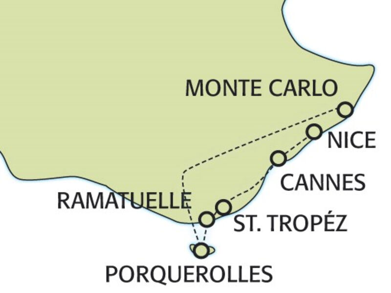 Francouzská Riviéra a  ostrov Porquerolles