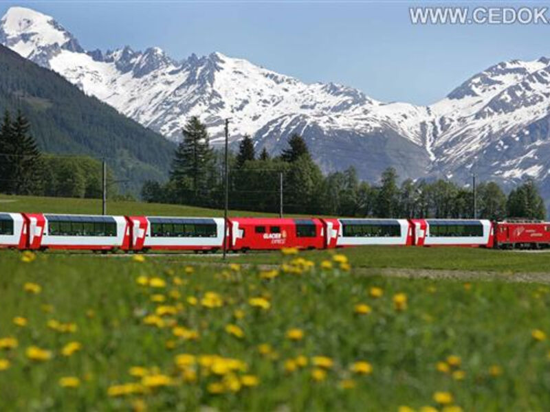 Glacier Express Aneb Nejpomalejším Rychlíkem Světa Za Alpskými Panoramaty
