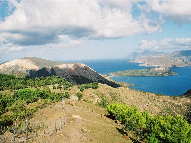 Itálie, Sicílie - Liparské Ostrovy - Ostrov Vulcano - Bus