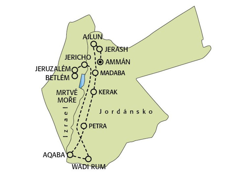 Jordánsko a  Izrael