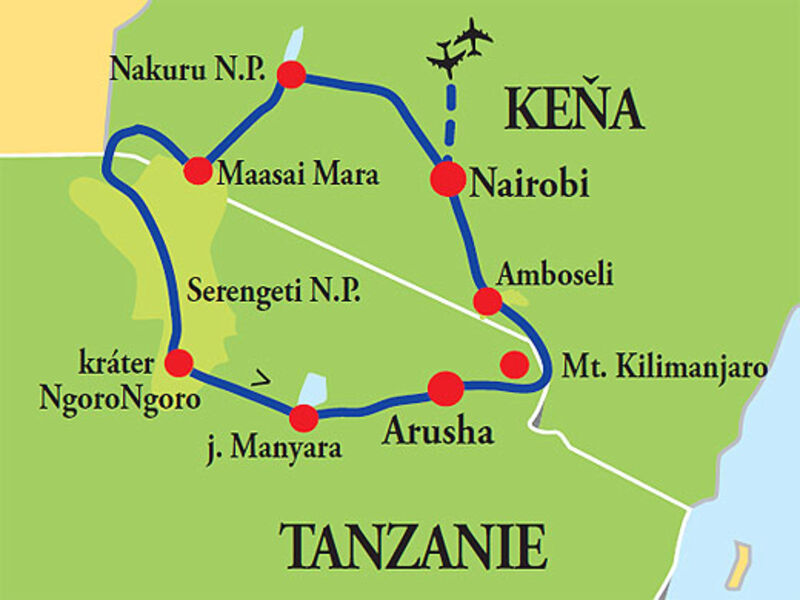 Keňa - Tanzanie - to nejlepší z východní Afriky