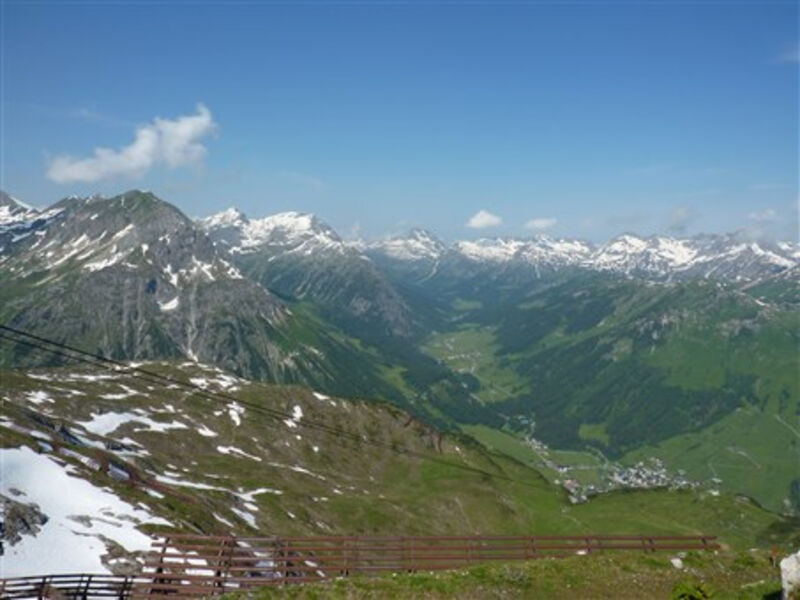 Lechtalské údolí s kartou