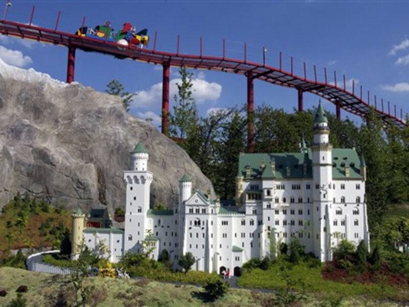 Legoland a zámek Neuschwanstein