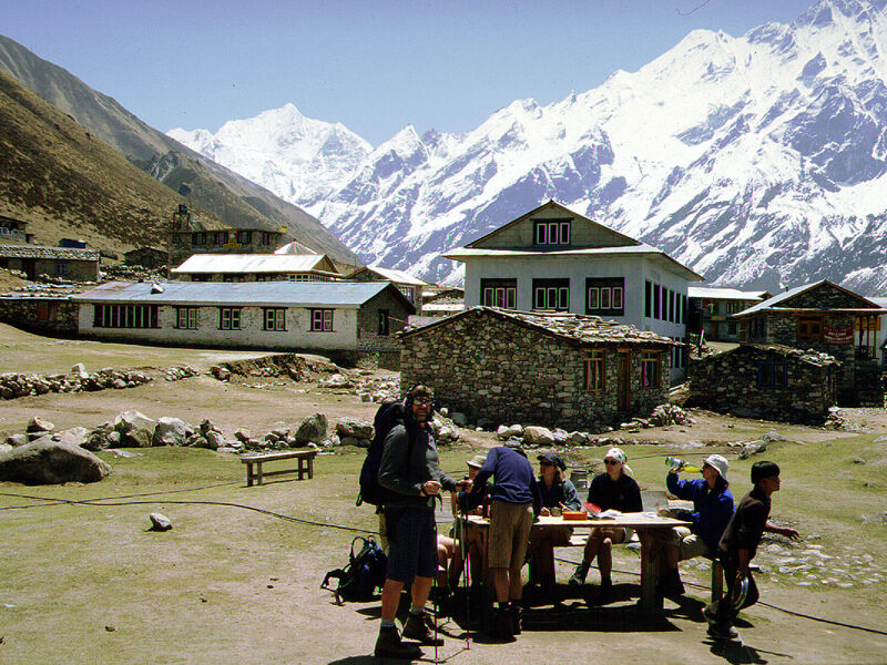 Nepál A Štíty Himalají