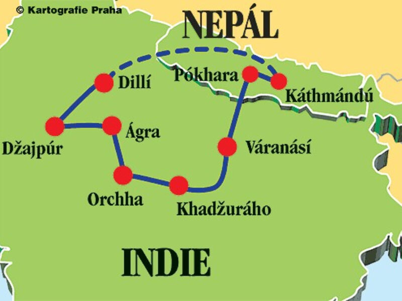 Okruh Indií a Nepálem