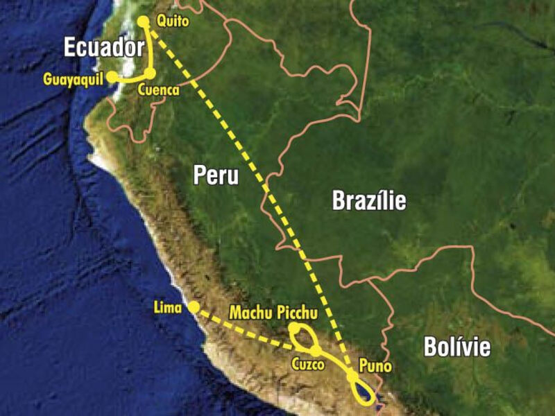 Peru - Bolívie - Ecuador