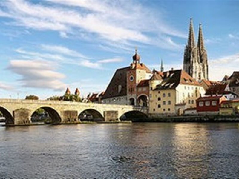 Regensburg, pivní věž a Kurfiřtské lázně