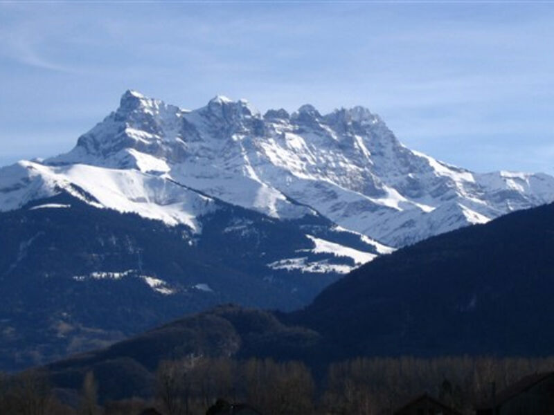 Savojské Alpy s kartou