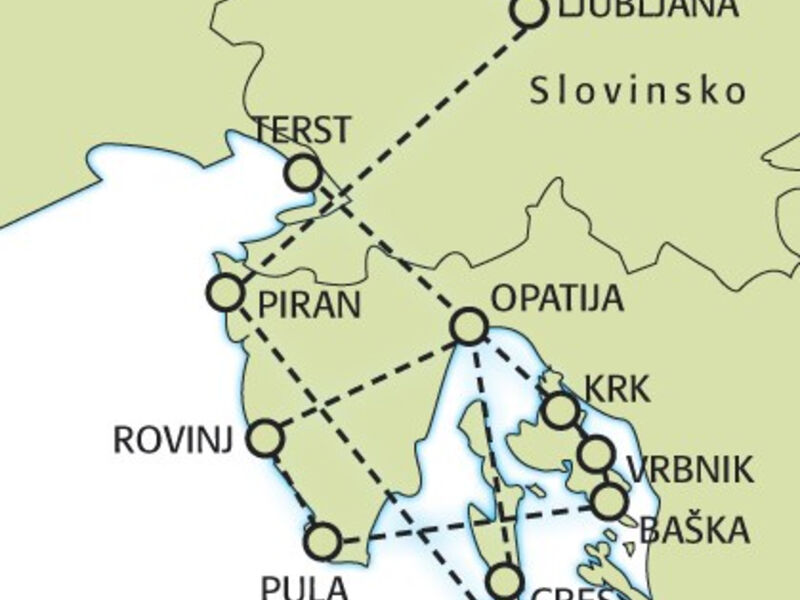 Severní Jadran  a jeho ostrovy