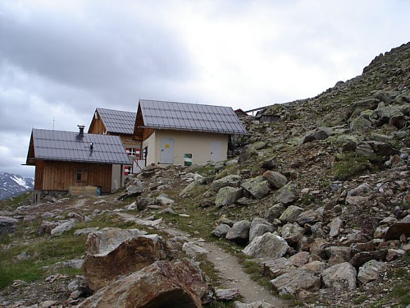 Severní stěnou Wildspitze