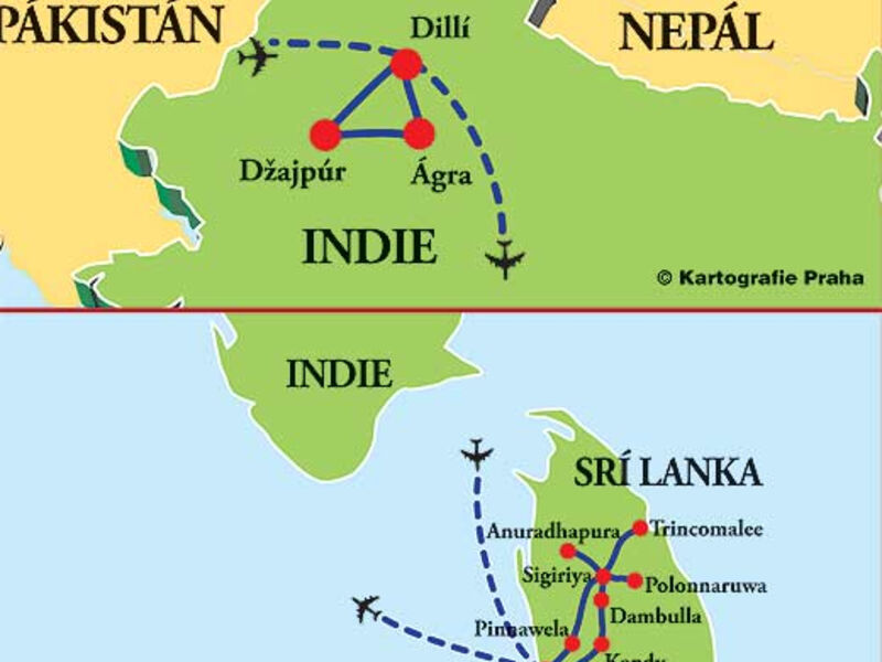 Srí Lanka - Indie