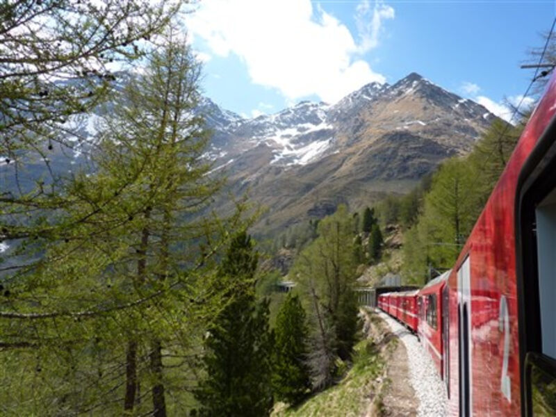 Švýcarsko a Bernina Express