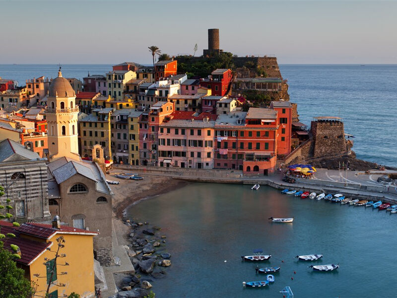 Turistika a moře v Cinque Terre