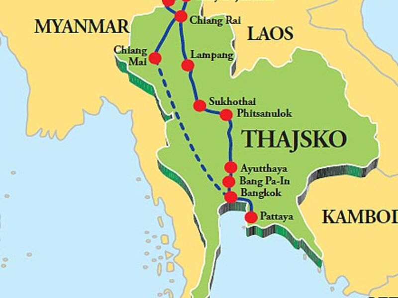 Velký okruh severním Thajskem