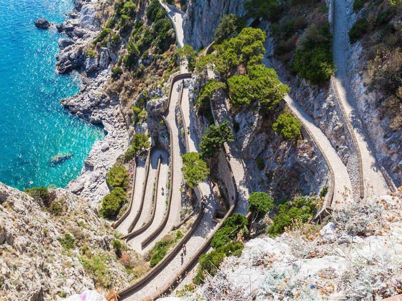 Itálie - Neapolský Záliv, Amálfské Pobřeží, Vesuv, Capri