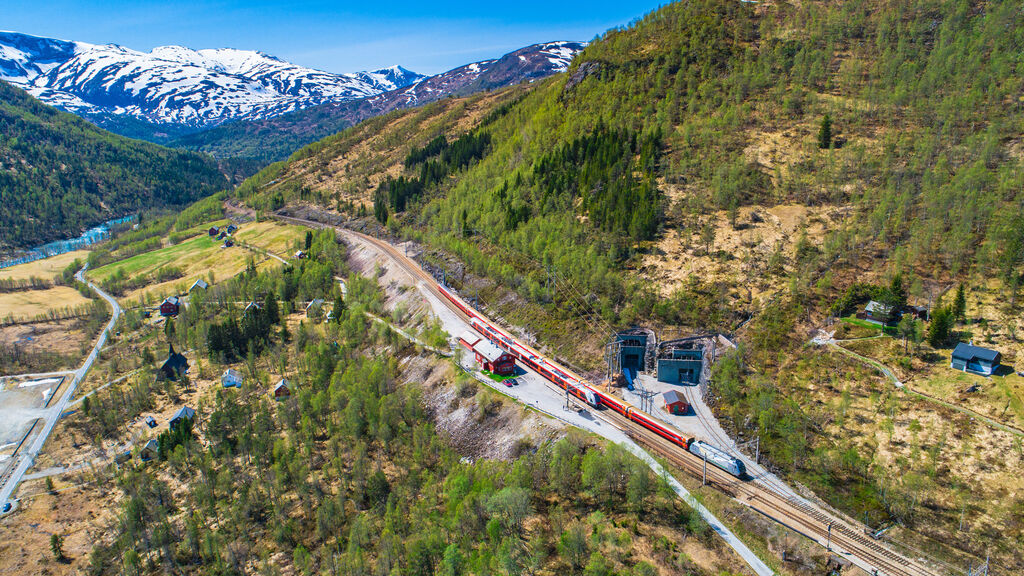 Krajinou fjordů z Osla do Bergenu - vlakem - fotografie