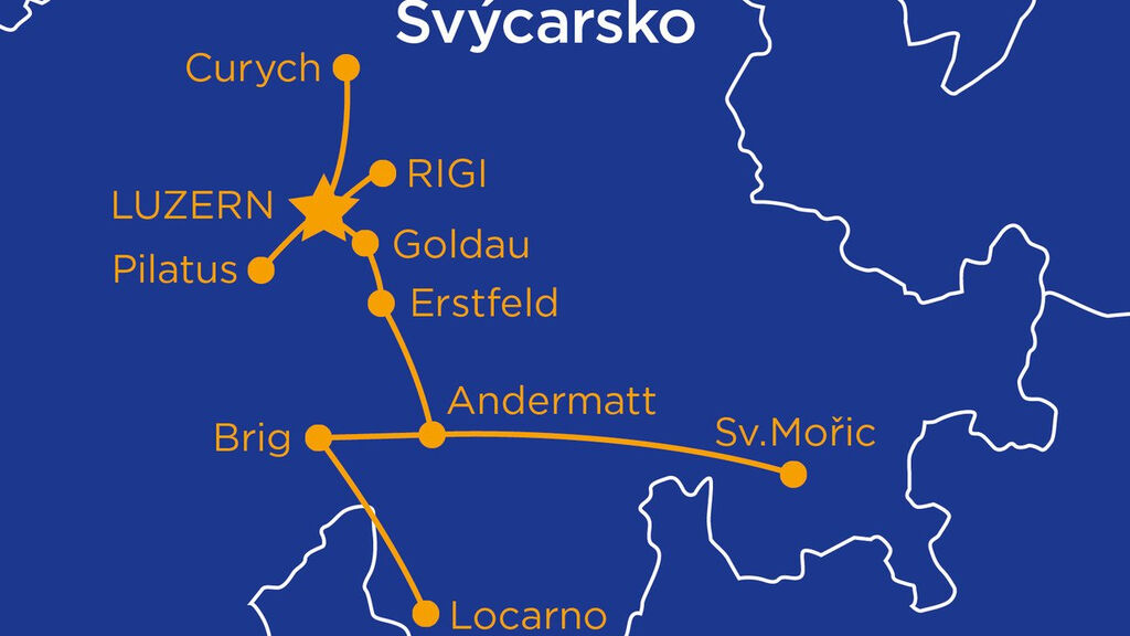 Nejkrásnějsí Místa Švýcarska Panoramatickými Drahami - fotografie