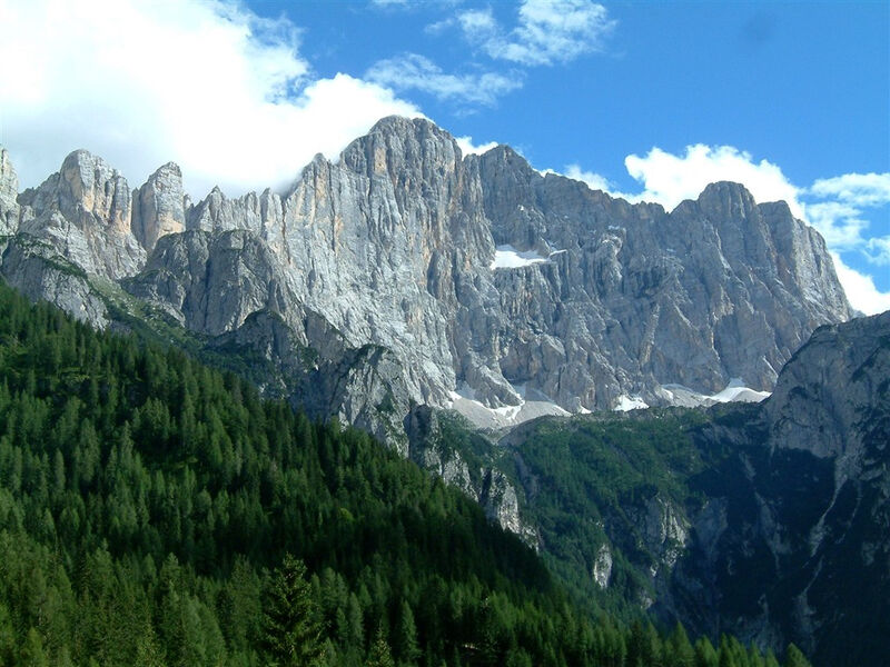 Turistika v italských Dolomitech